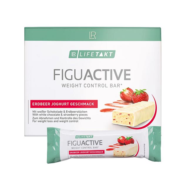 Figu Active Батончик для контролю ваги з полунично-йогуртовим смаком